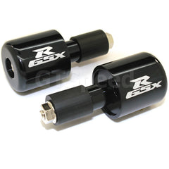GT-Speed bar ends in black aluminum with CNC accuracy for Suzuki GSX-R