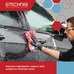 Gtechniq pink grapefruit fragrance enhances the washing experience