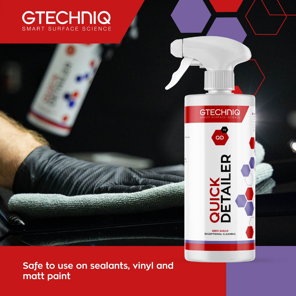 Gtechniq Quick Detailer removes fingerprints on the surface