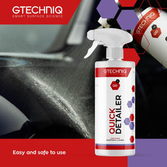 Gtechniq Quick Detailer boosts wheel shine while protecting coatings.
