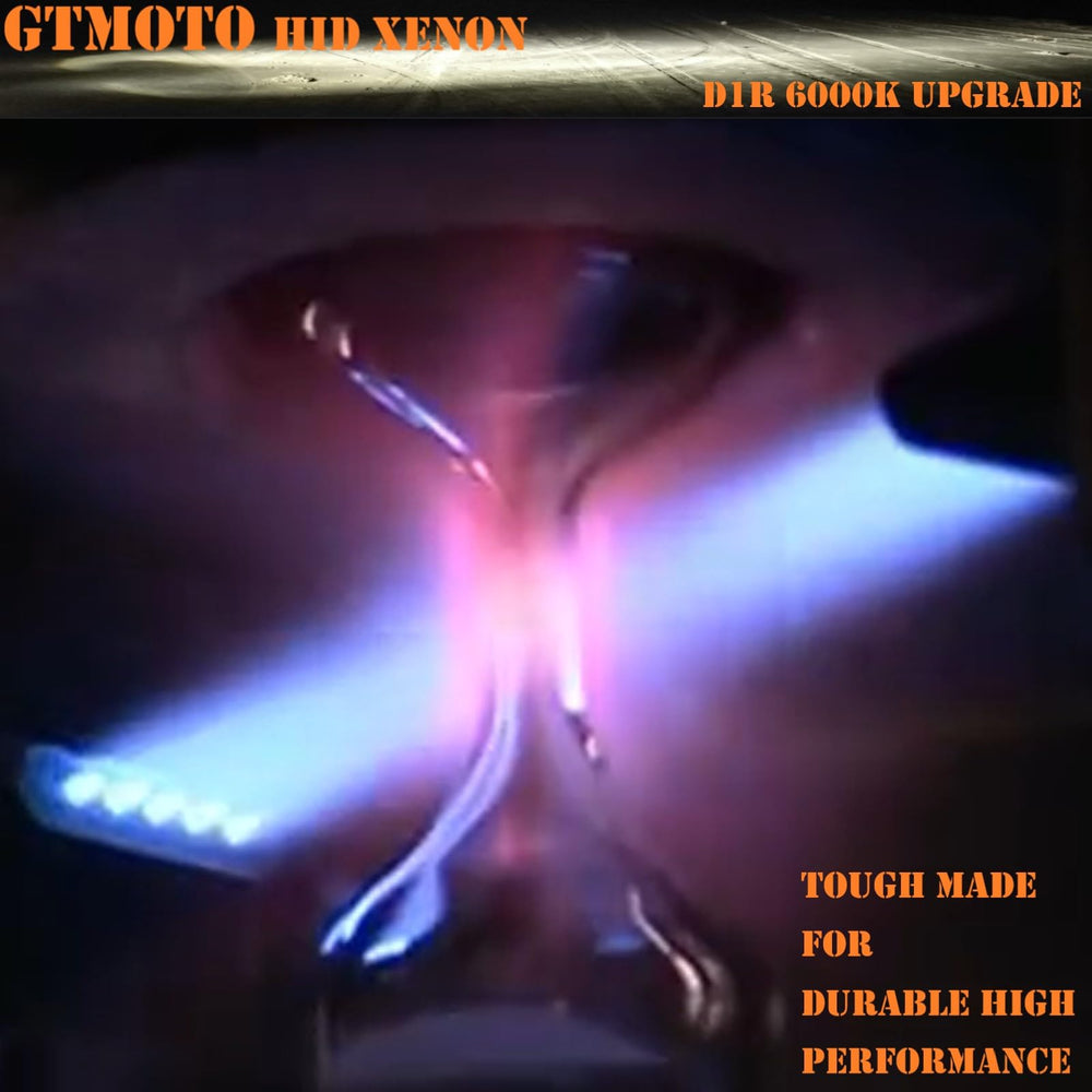 GTMOTO D1R xenon bulbs boost night safety with focused Escalade Ext lighting