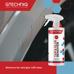 Gtechniq W7 tar and glue remover on wheels for tar removal