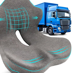 GtuiBugt universal cushion fit enhances comfort on any chair.