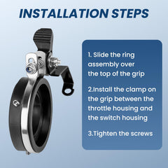 GUAIMI safety override with quick disengagement via twist or flip.