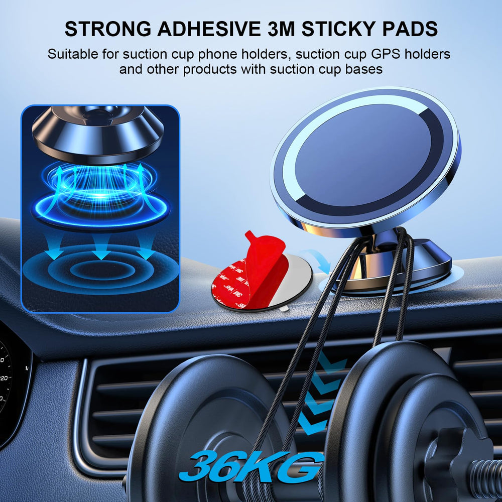 GUANDA dashboard disk 5-layer core adapts to curved dashboards for a flat base.