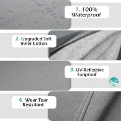 GUNHYI soft cotton inner lining protects paint during storage