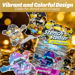 Close-up of Gunk Getter scent varieties for customizable spaces