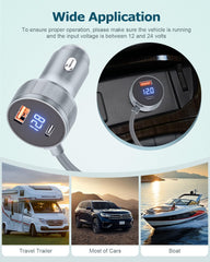 Gunovy voltmeter readout shows real-time vehicle power levels