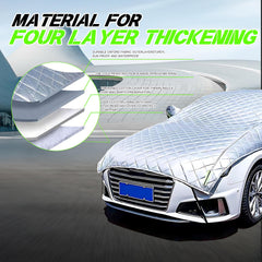 GUOPKXF Hail Protector 360-degree windproof hem keeps the cover secure.