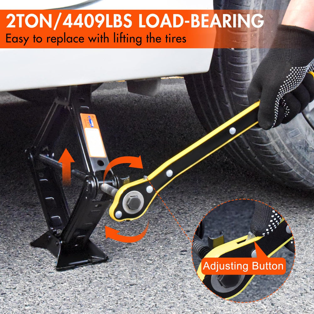 Gurduenon lug wrench provides strong leverage for wheel changes