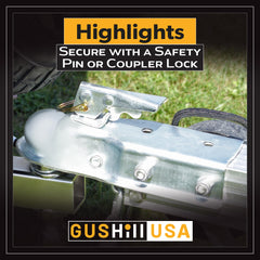 GusHill GH25153 500 lbs tongue weight supports stable towing setups