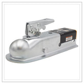 GusHill GH25153 straight tongue trailer coupler with 2-inch channel for secure towing