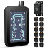 GUTA RV TPMS main display provides real-time tire data for safer travels
