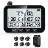 GUTA Trailer TPMS display showing real-time tire data for quick safety checks