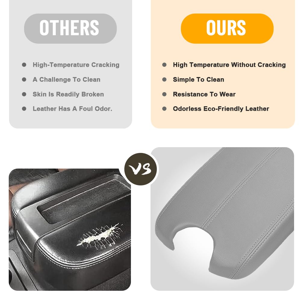 Gutauto center console protector pad in-car view for clean interior