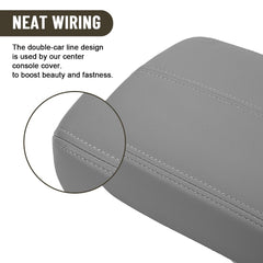 Gutauto installation guide for armrest cover demonstrates simple replacement