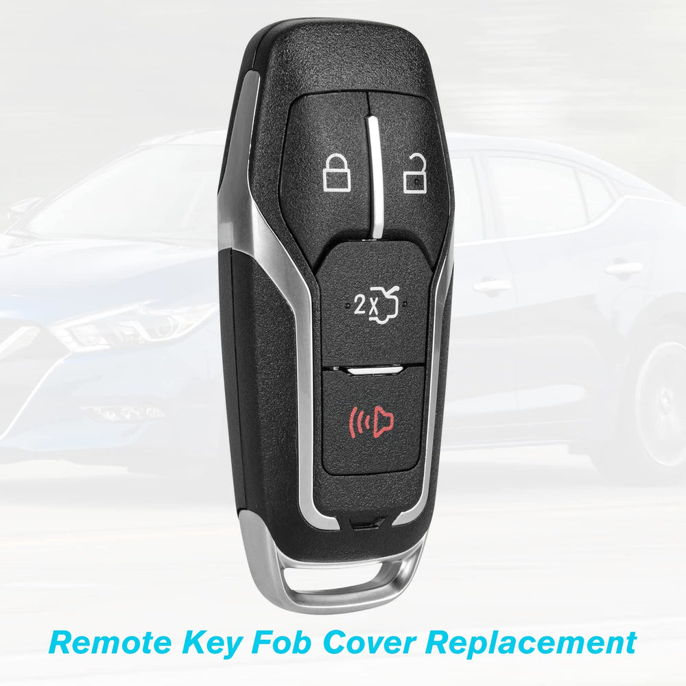 Guteauto key shell front view, easy snap-on installation