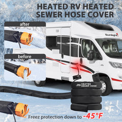 GUWELL universal bayonet connection fits standard RV outlets securely.