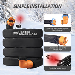 Wear-resistant sheath protects against punctures during rugged trips.