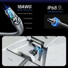Guyobey Starlink Mini IP68 weatherproof housing resists rain and dust.