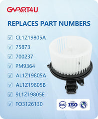 GVPART4U front blower motor fan cage supports dust resistance and steady operation