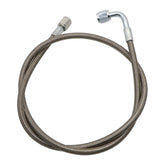 GXARTS billet steel braided turbo oil feed line, 36-inch length, for durable high‑pressure routing.