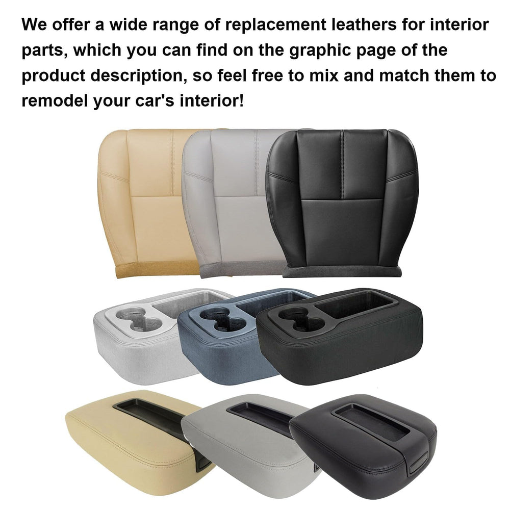 GXARTS passenger bottom seat cover for Sierra protects against spills on trips