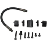 Gxencks Black Pro Suit LS coolant port close up showing improved cooling flow