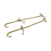 GXYWADY 3/8x2 V-Type J-Hook Tow Chain ready for reliable vehicle towing