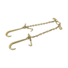 GXYWADY 3/8x2 V-Type J-Hook Tow Chain ready for reliable vehicle towing