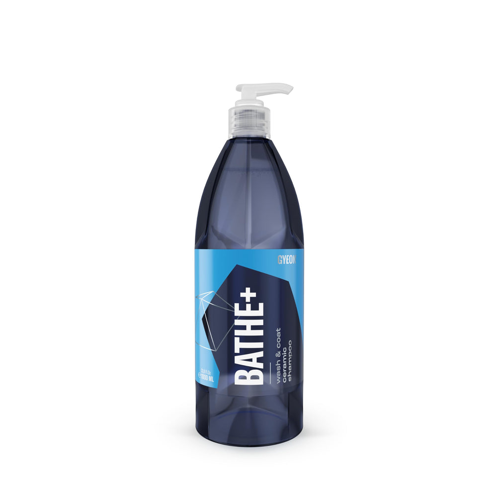 Gyeon Bathe+ bottle pour for controlled dispensing during quick washes.