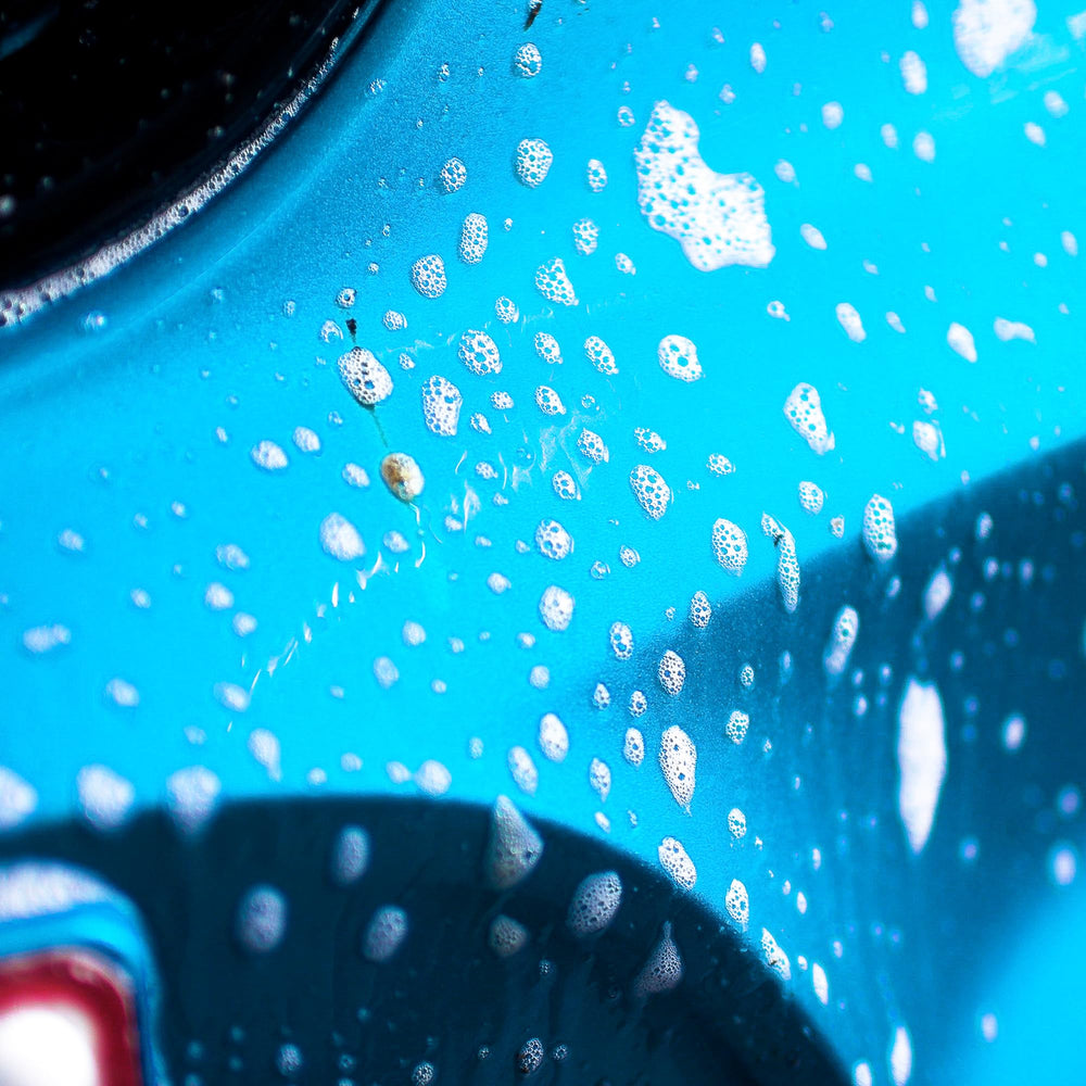 Gyeon Bug and Grime Remover freshens wheels and trim with even coating.