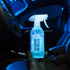 Gyeon Interior Detailer with microfiber towel enables quick maintenance