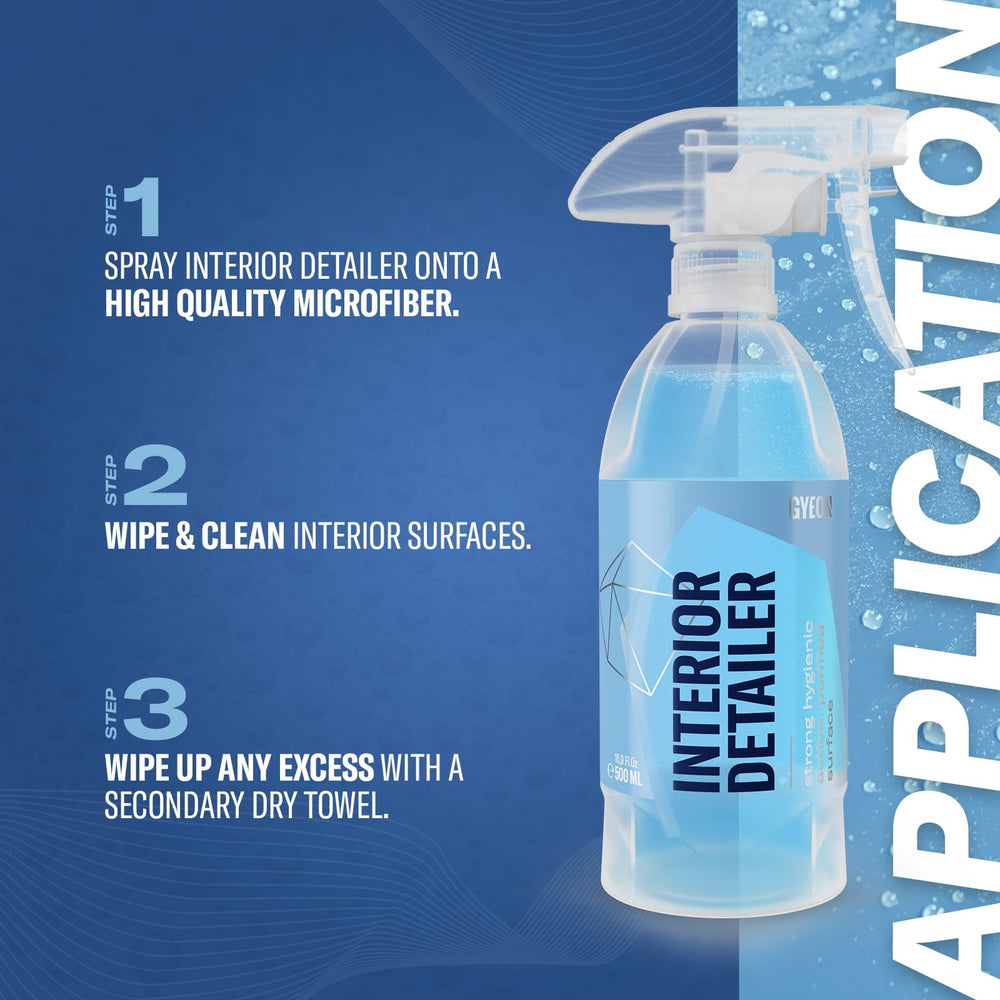 Gyeon Interior Detailer revitalizes cabin surfaces for a refreshed look