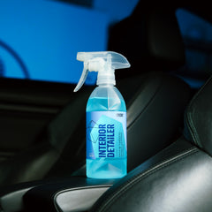 Gyeon Interior Detailer used on textiles for even cleaning without shine