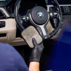 Gyeon Leather Set matte finish look after treatment appears refined.