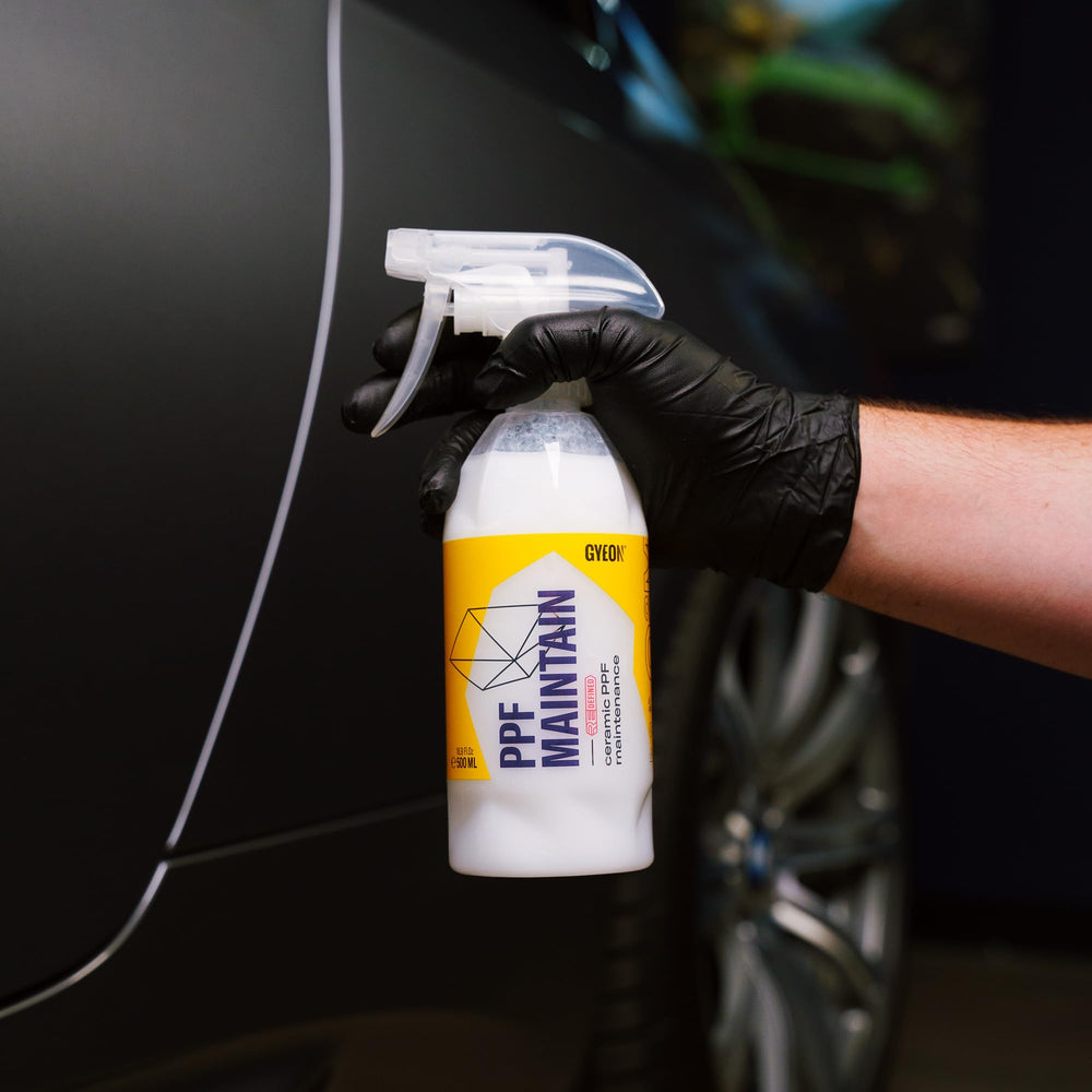 GYEON PPF Maintain showroom-like finish after use suggests improved beading