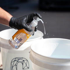 Gyeon PPF Wash leaves beads and hydrophobic feel on treated surfaces