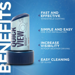 Gyeon Quartz QuickView applicator usage demonstrates easy circular glass coating application.