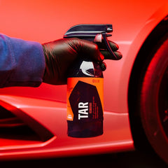 Gyeon Tar Remover preps paint for coatings during detailing.