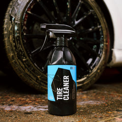 Gyeon Tire Cleaner dressing-residue removal boosts long-lasting shine base