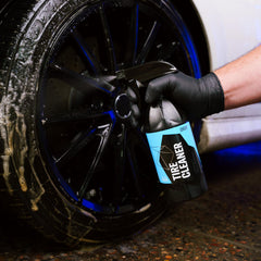 Gyeon Tire Cleaner preps tires before dressing for durable results