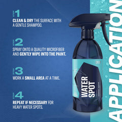 Gyeon Water Spot Remover ceramic-coating-safe protects hydrophobic layer during cleaning.
