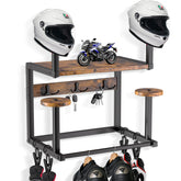 GYJZIFW helmet hanger wall mount with four holders for organized gear