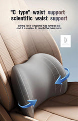 GYLCTOM waist-lumbar cushion fills gaps and cushions tired drivers.
