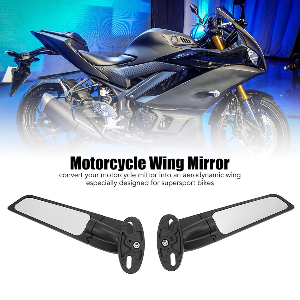 GYMARK 360-degree rotating wing mirror enables quick alignment and aerodynamic foil when folded.