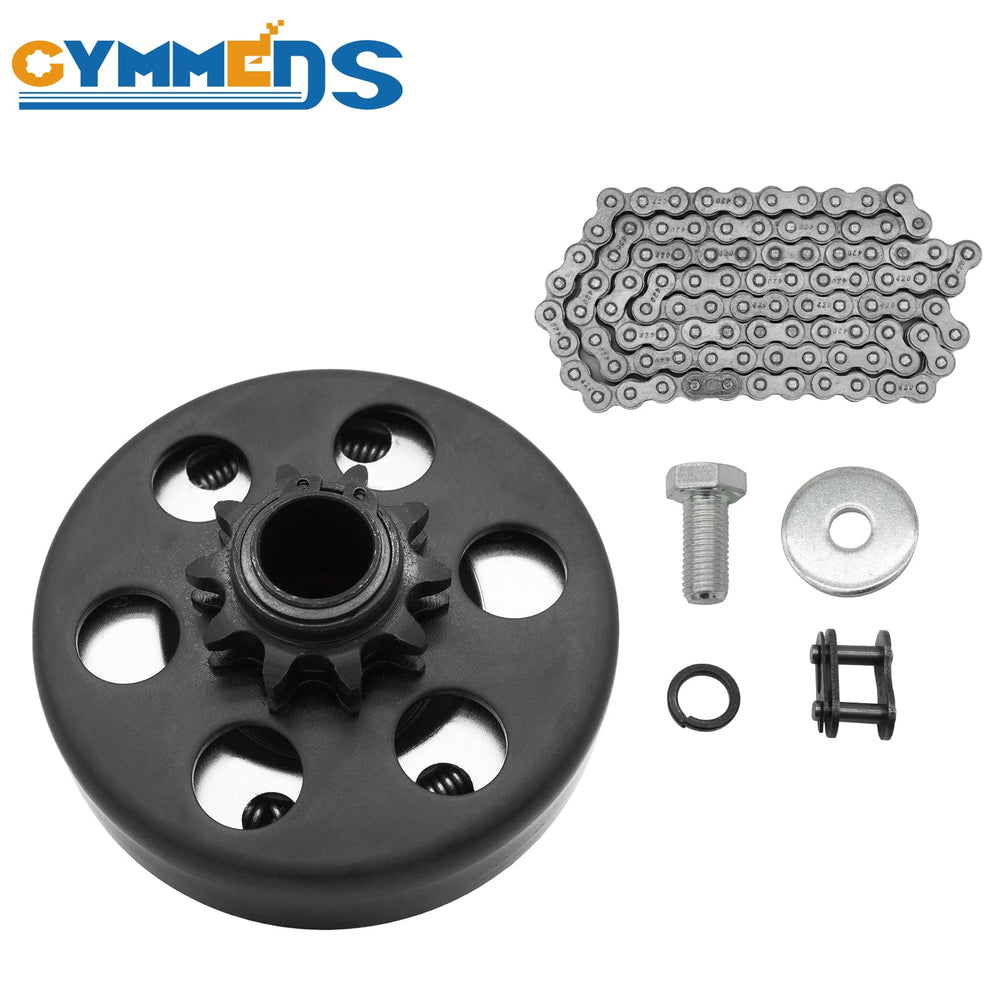 GYMMEDS clutch with 40/41/420 chain for versatile drivetrains