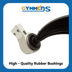 GYMMEDS driver side lower arm with ball joint enhances steering responsiveness.