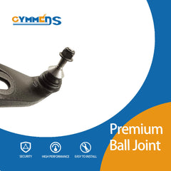 GYMMEDS passenger side lower arm with ball joint ensures reliable alignment.