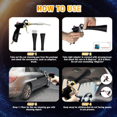 GZ-KJM Auto detailing brush enables deeper interior cleaning.